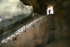 Jonathan Siegel (JSBird) > One of the huge cisterns that Herod had carved out of the rock. The original plaster remains largely intact