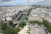 Jonathan Siegel (JSBird) > A view of Paris, with the Seine river and the Eiffel tower, from Notre Dame tower.