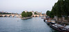Jonathan Siegel (JSBird) > A view of the "prow" of the ile de la Cite, with the pont neuf running across the tip. Despite the name ("neuf" means "new"), the Pont Neuf is the oldest bridge across the Seine- started in the 1570's