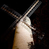 Montefiore's windmill, site of the first settlement outside the old city walls, from 1860. In those years the old city was crowded, dirty. Montefiore built this settlement, considered a real risk at that time for outside the gates bandits flourished.
