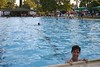 Jonathan Siegel (JSBird) > Max swims in the kibbutz pool, an Olympic size one