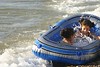 Jonathan Siegel (JSBird) > Wind whipped waves on the Sea tossed these toddlers around (mom is just to the right)