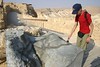 Jonathan Siegel (JSBird) > A model of Masada allows us to pour water into a "wadi" (storm wash), showing how Herod's engineers funneled water from rare rains into a series of cisterns. So much water was stored that there is a swimming pool on the top!
