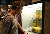Jonathan Siegel (JSBird) > Last stop in Israel- Yad V'shem, or the Holocaust museum. Max listens to the audioguide in front of a display of canisters of gas that the Nazis used in the gas chambers