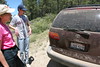 Jonathan Siegel (JSBird) > After hiking to see the stump of a giant, we admire the coat of dirt on the van from the dirt road